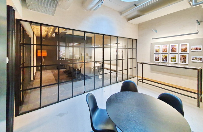 Industrial Look Büro- Trennwand